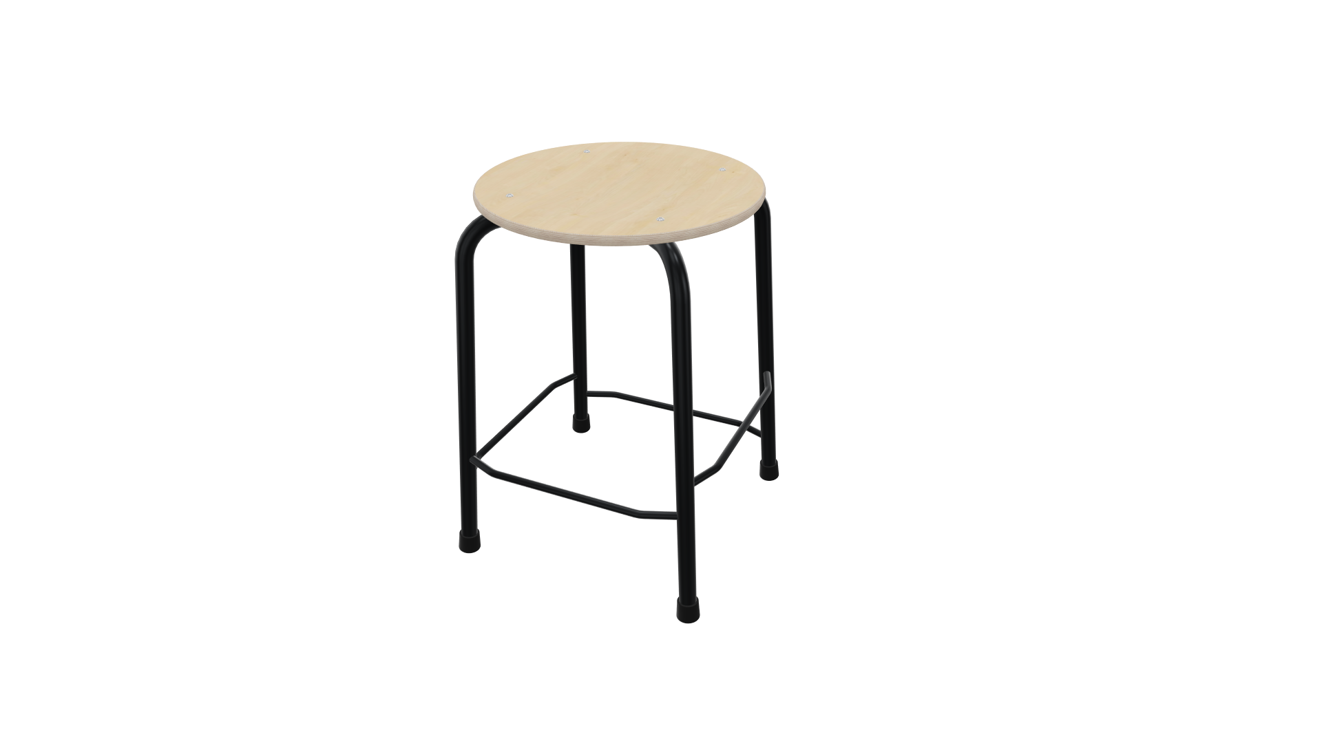 Tabouret met verspringende sporten